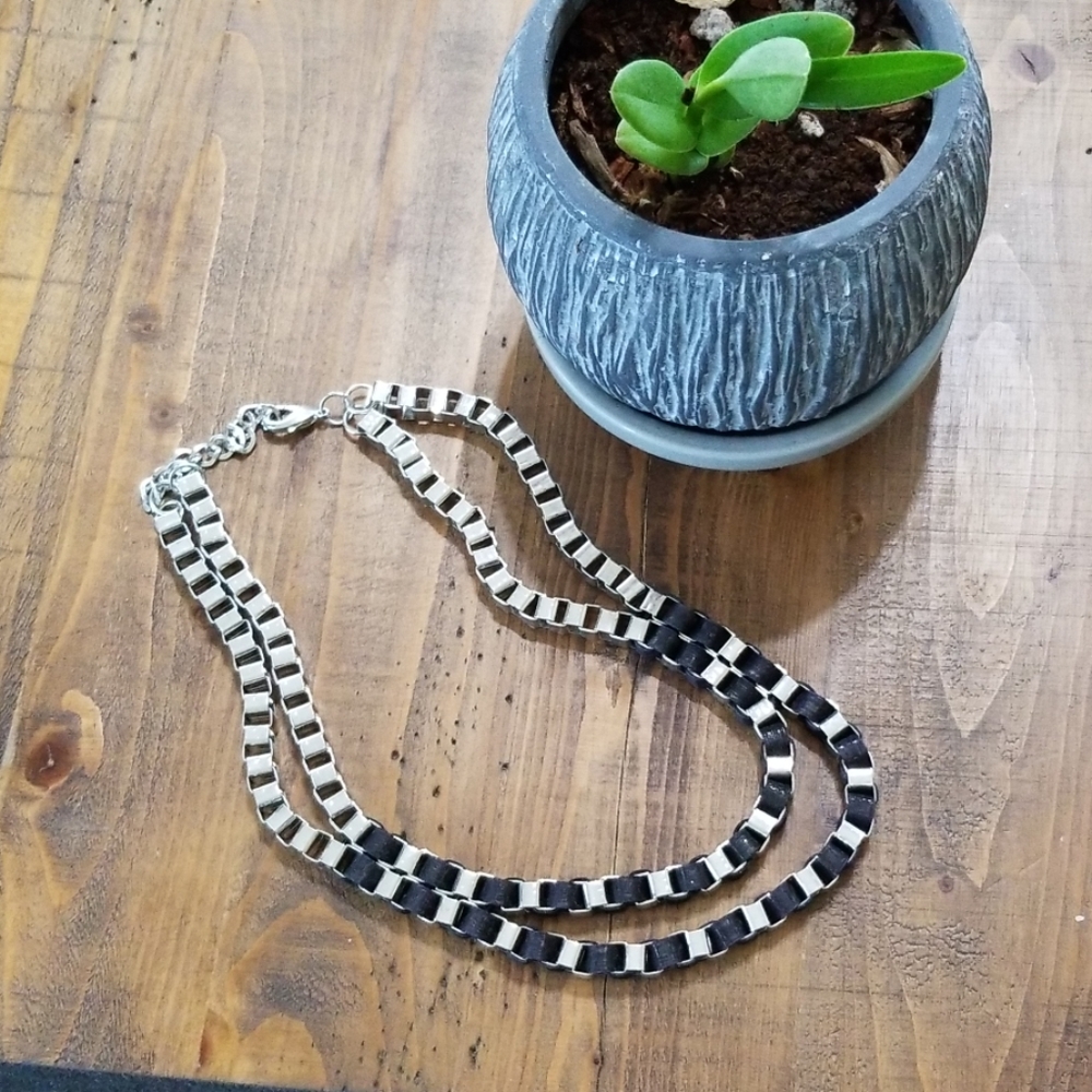 Extra Large Box Chain Necklace